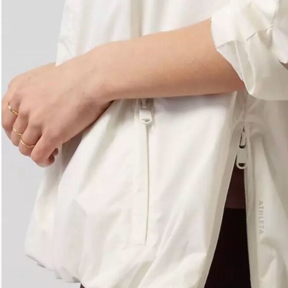 Athleta Sightseer Lace Cream Jacket size L - Picture 4 of 14